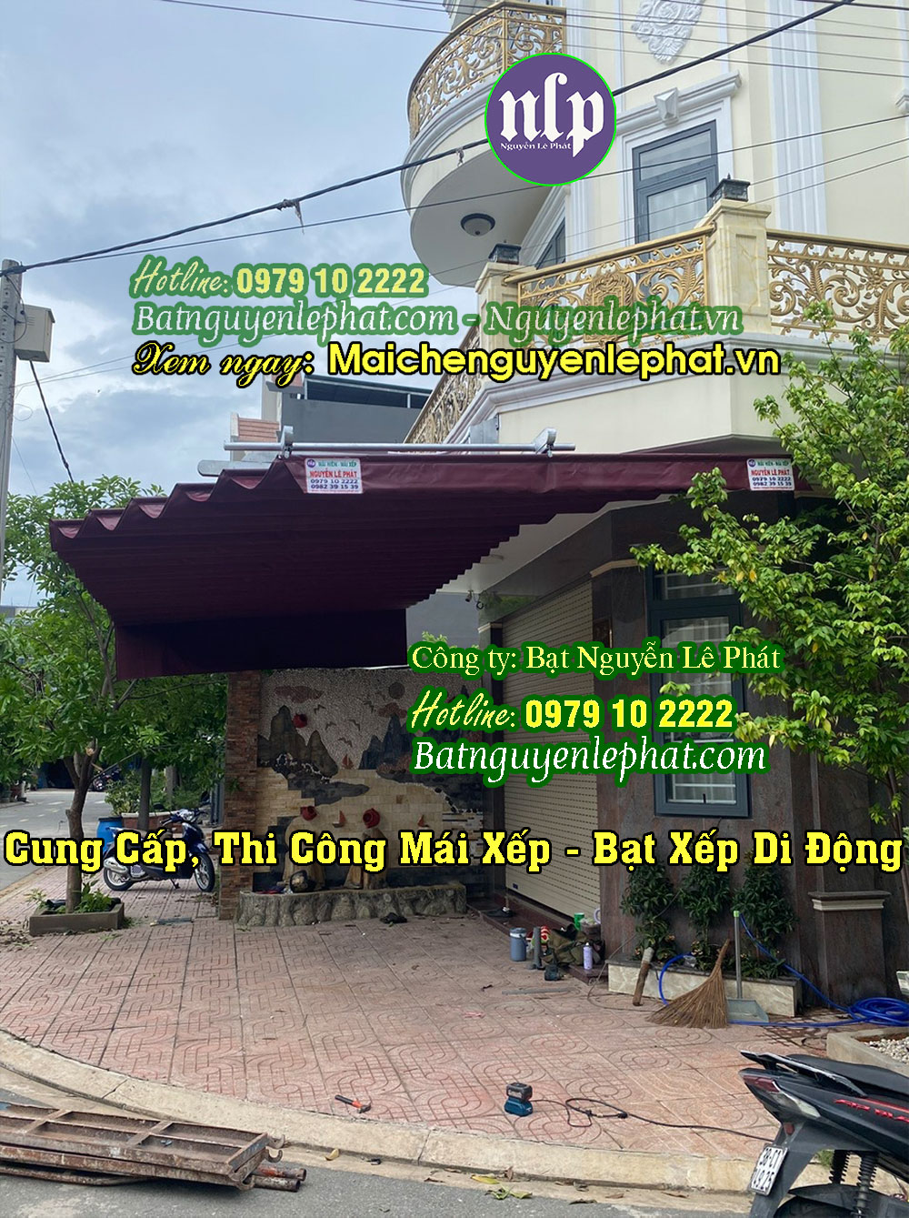 Lắp mái che nhà để xe trước nhà Lắp mái che nhà để xe trước nhà