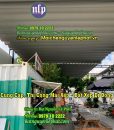 Lắp bạt mái che di động