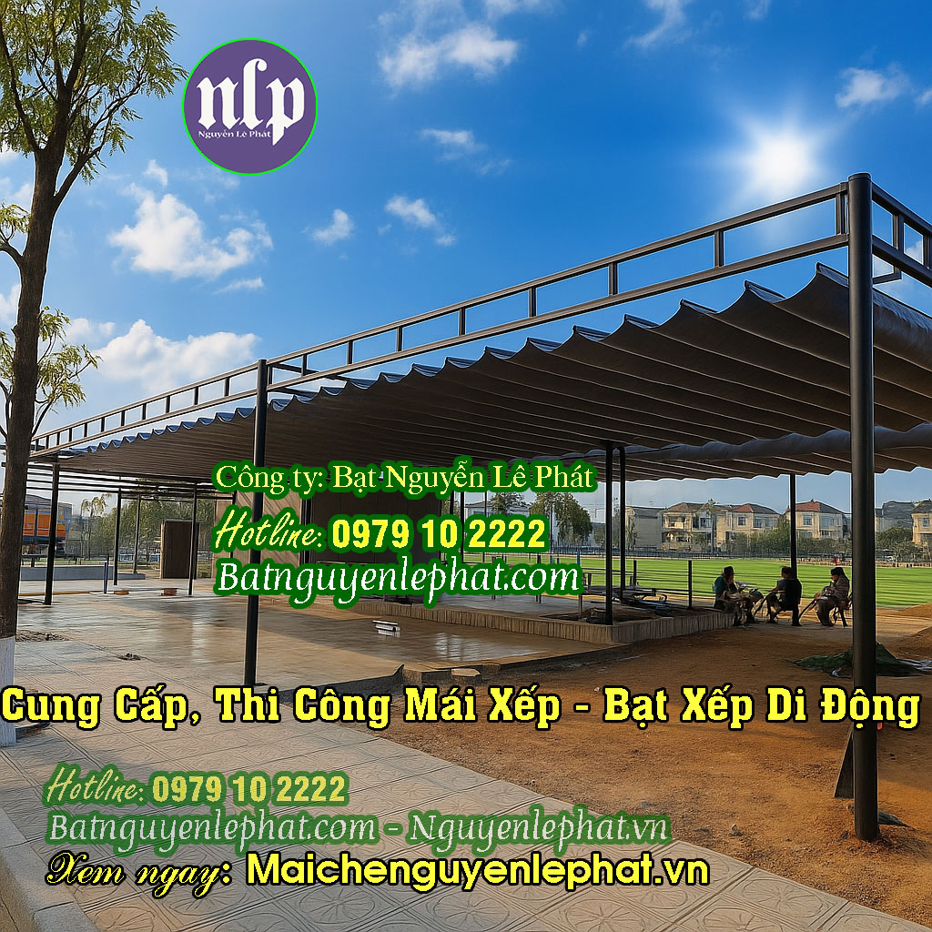 Lắp mái bạt che nắng mưa Lắp mái bạt che nắng mưa