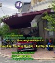 Lắp mái che nhà để xe trước nhà