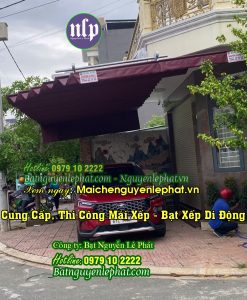 Lắp mái che nhà để xe trước nhà