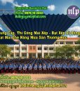 Thi công bạt kéo ngoài trời cho sân trường học