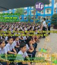 Thi công bạt kéo ngoài trời cho sân trường học