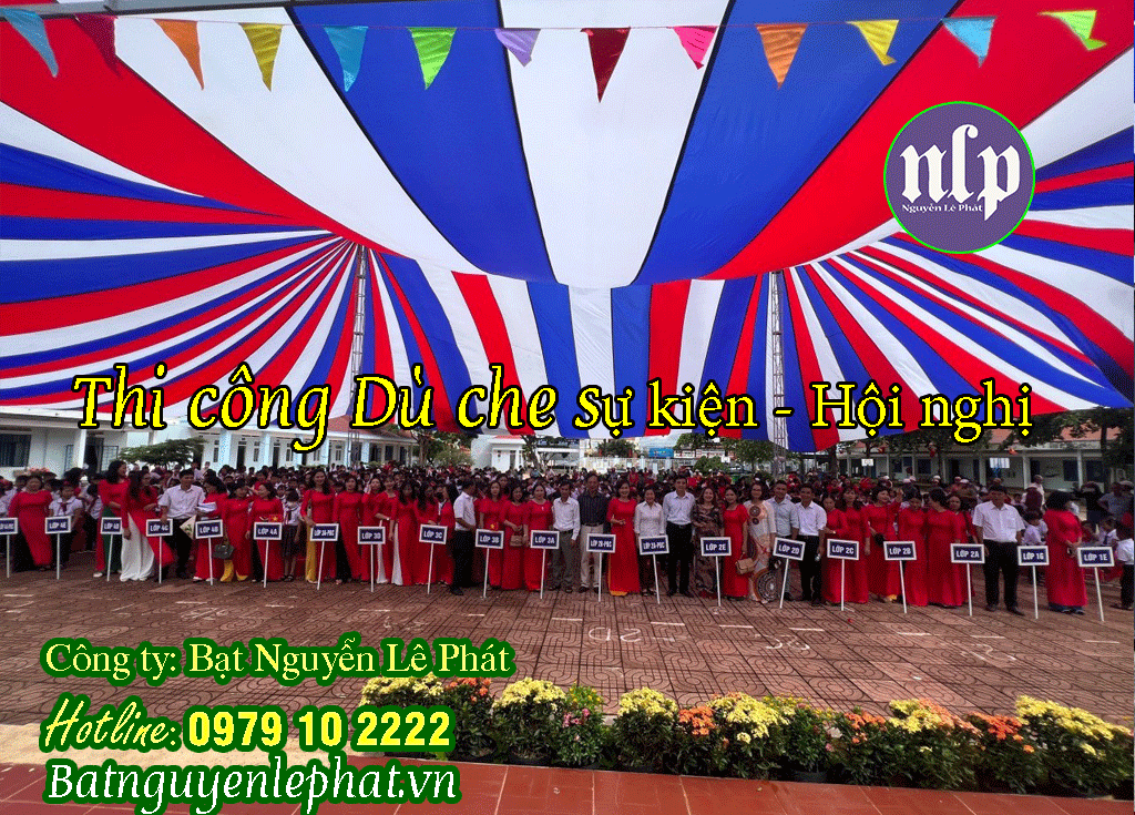 Cung Cấp Bạt Căng Dây Che Nắng Mưa Sân Trường Học