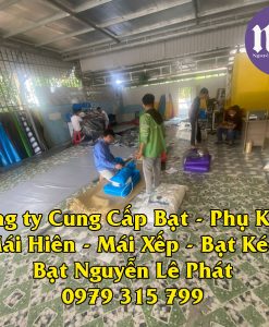 Xưởng Gia Công May Ép Bạt Kéo Xếp Di Động, Bạt Lùa Lượn Sóng tại Bến Tre