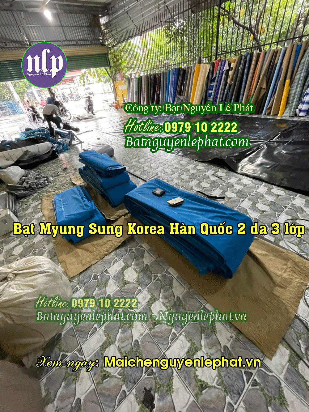 Bạt Myung Sung 2da 3 lớp Bạt Myung Sung 2da 3 lớp