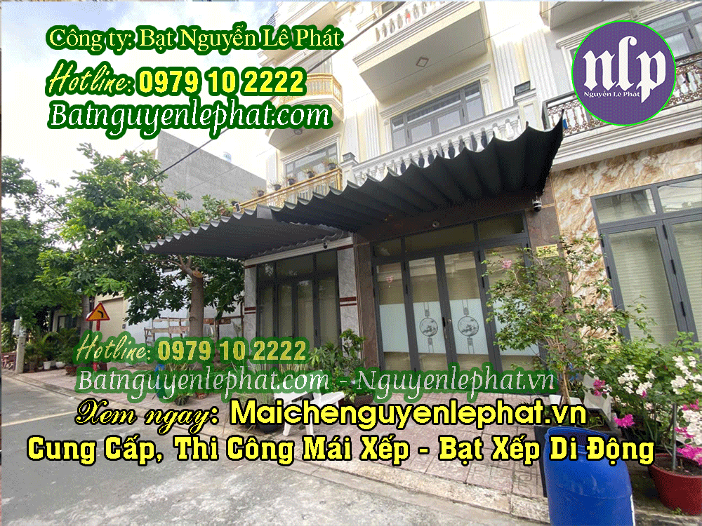 Thay Bạt Mái Hiên, Mái Xếp, Mái Bạt Che Nắng Di Động Tại Quốc Lộ 1K, DDT743 Tân Đông Hiệp, Dĩ An, Hồ Chí Minh