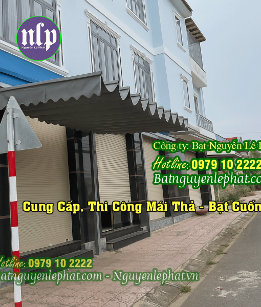 Thay Bạt Mái Hiên Mái Che, Bạt Che Nắng Quay Tay Kéo Dây Tự Cuốn Quận 9