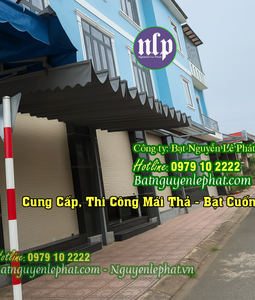 Báo giá thi công sửa chữa bạt mái hiên mái xếp, thay bạt che nắng tại Bình Dương