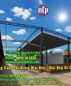 Lắp Mái Bạt Che Nắng Mưa Ngoài Trời tại Thủ Dầu Một