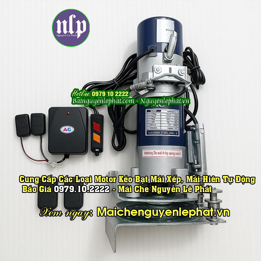 Motor Kéo Bạt Ngoài Trời