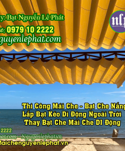 Lắp đặt bạt che nắng mưa quận 2 TPHCM uy tín - giá rẻ