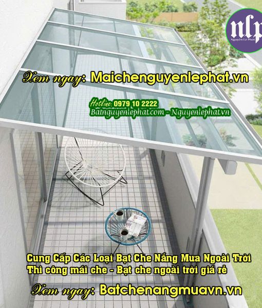 Thi công bạt che mái che ngoài trời