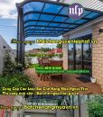 Thi công bạt che mái che ngoài trời