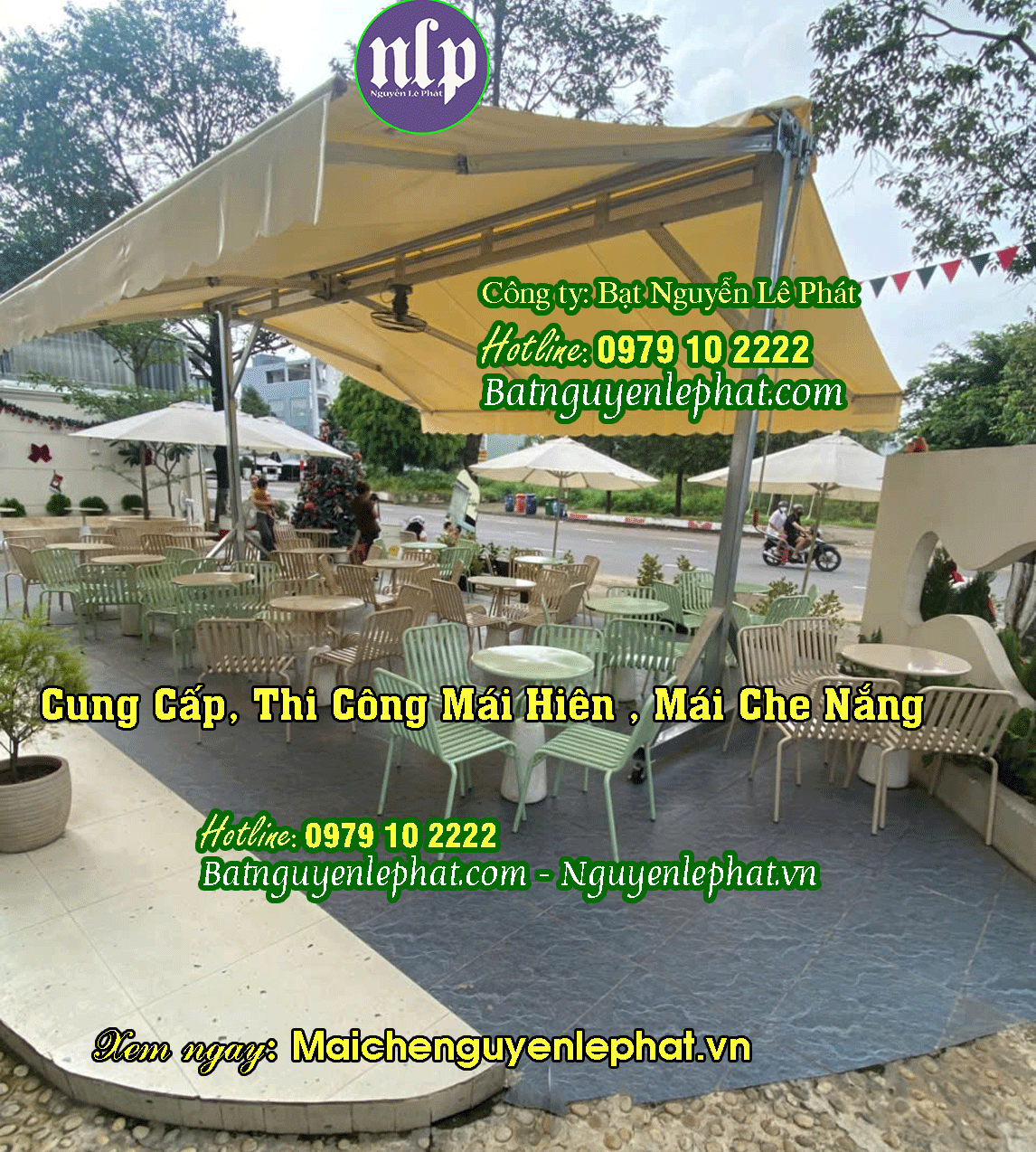 Lắp đặt bạt che nắng mưa quận 2 TPHCM uy tín - giá rẻ