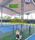 Thi công mái che sân Pickleball đẹp